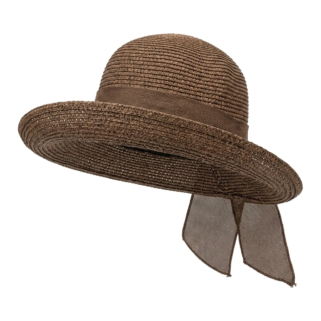 Women Foldable Straw Hat Elegant Bow Wide Brim Beach Sun Hat_voghion.com