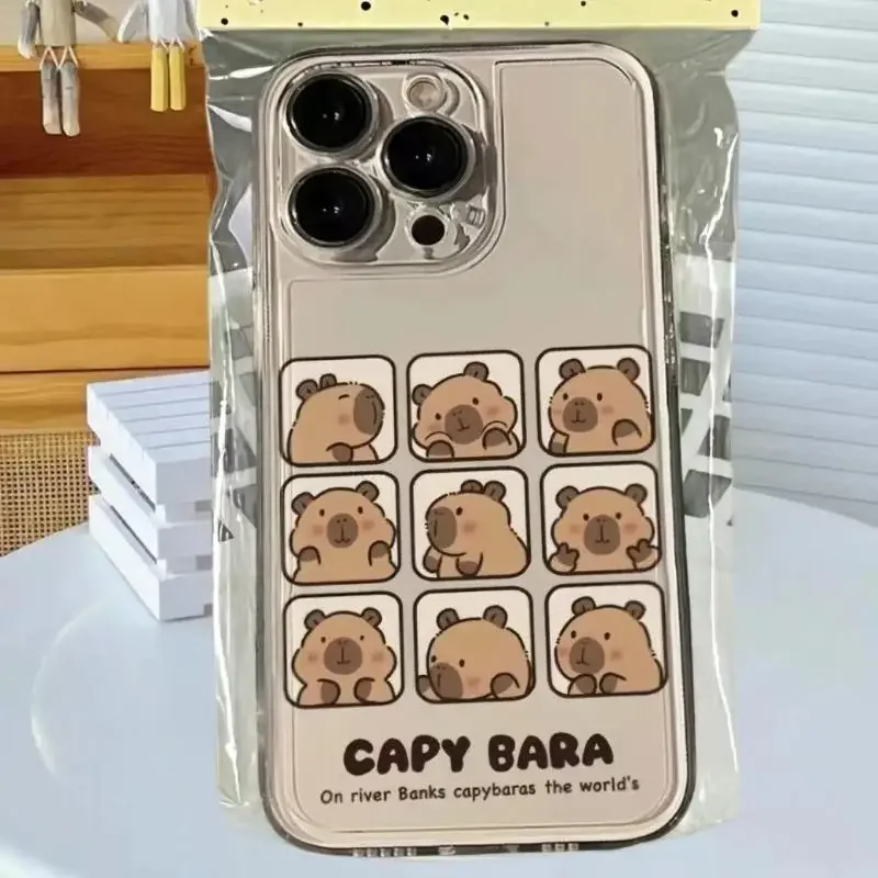 Adorable Capybara Soft TPU Phone Case Cover