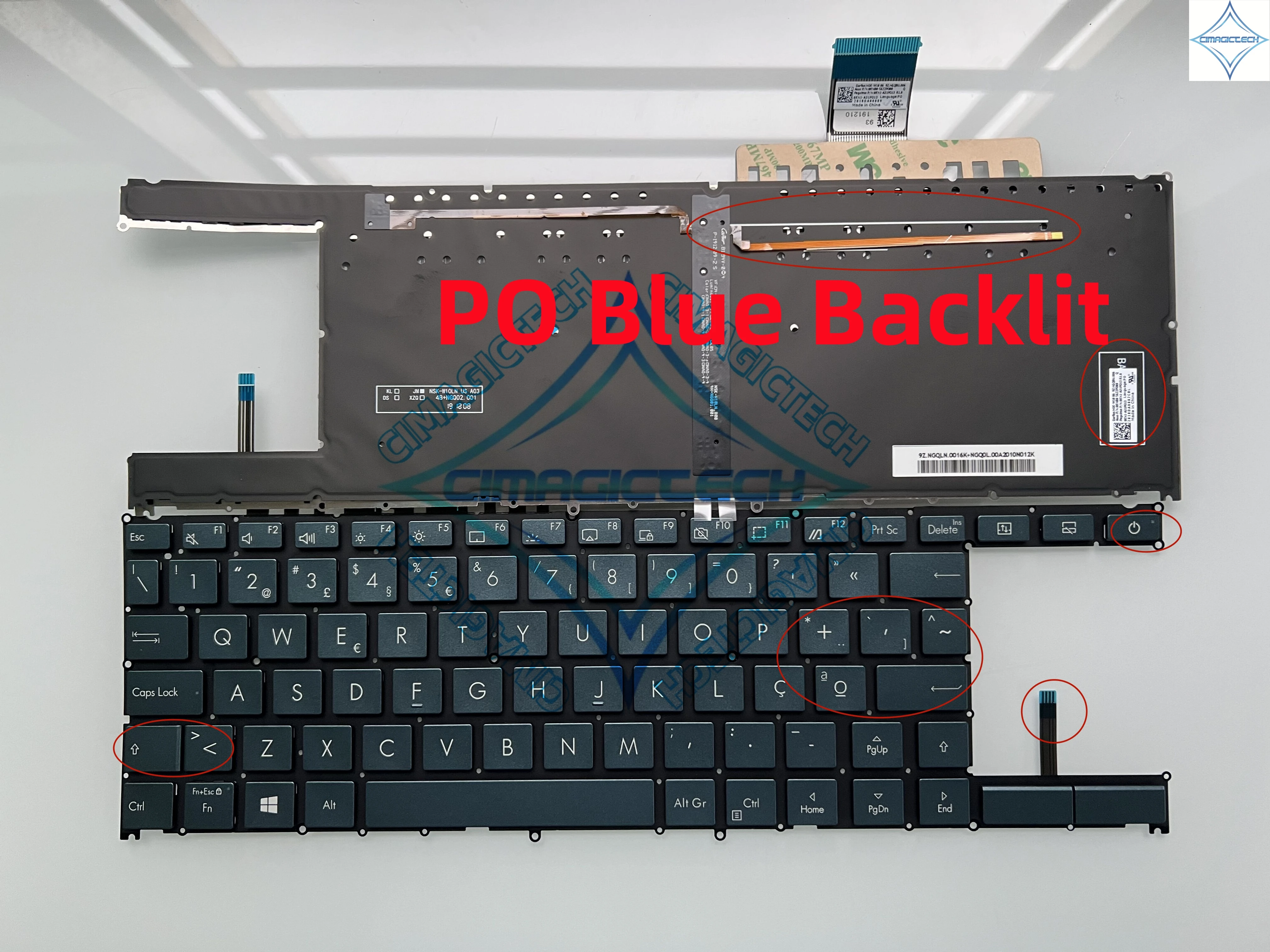 Clavier AZERTY Français Neuf Pour ASUS X43E – Noir, Remplacement Original