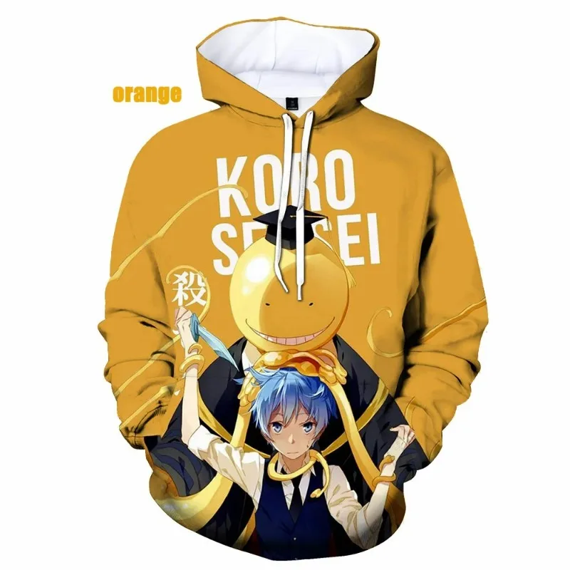

New Assassination Classroom Printed Hoodies 3d Pullover Personality Men Women Printed Casual Hoodies Sweatshirts