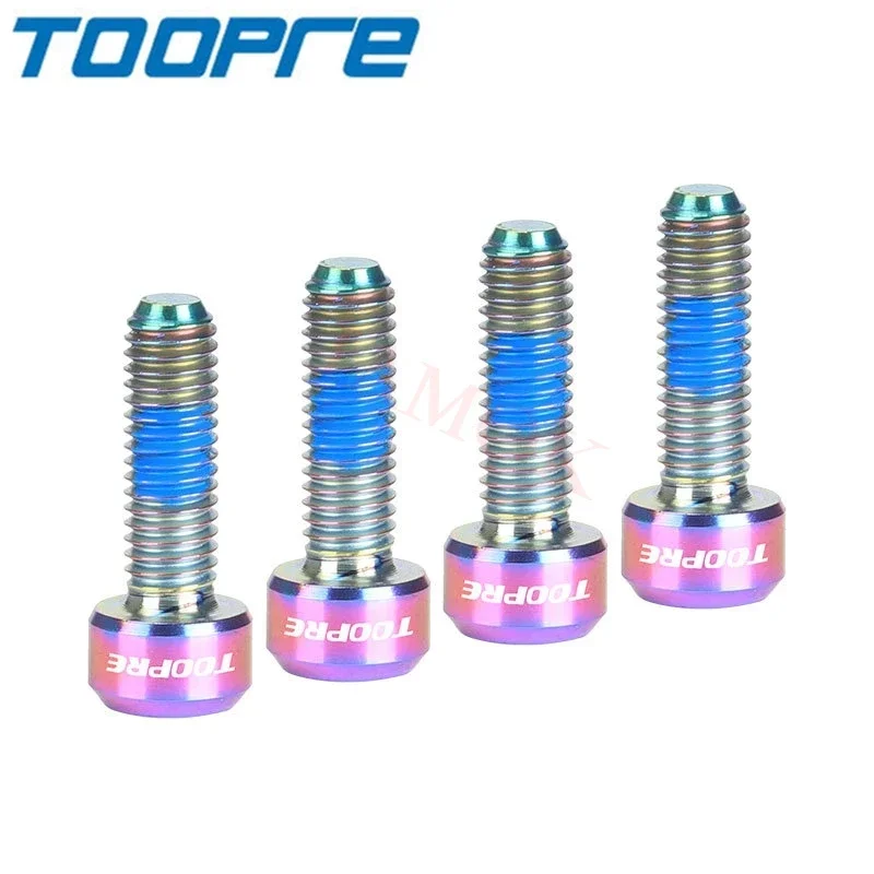 TOOPRE Bicycle Colour Stem Fixing Screw Titanium Alloy Iamok Bike Parts 1.99g Screws