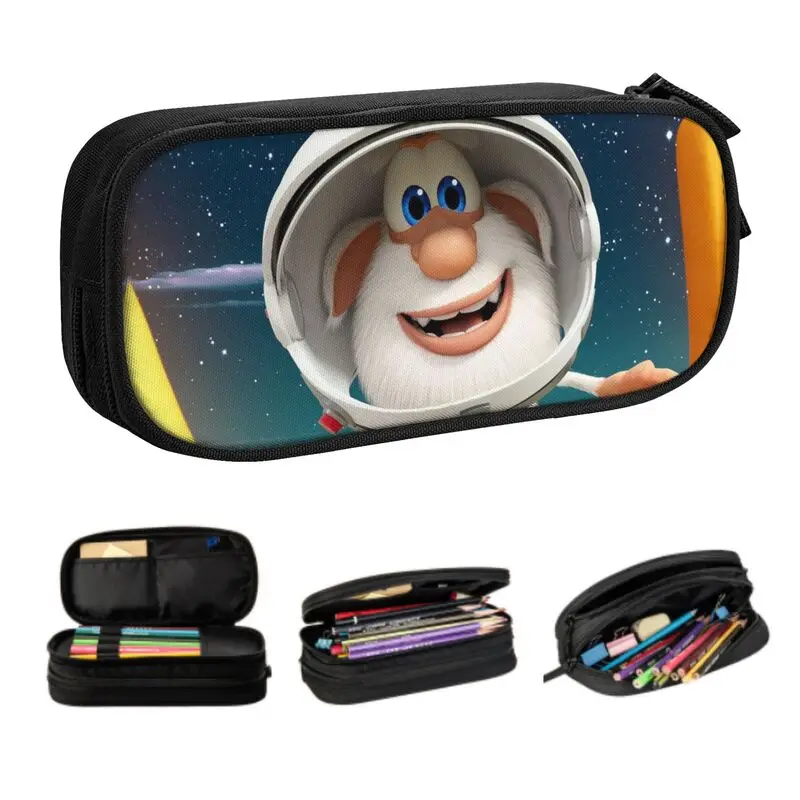 

Пеналы для мальчиков и девочек астронавт Boobas, большая емкость, анимационные приключения, футляр для ручек