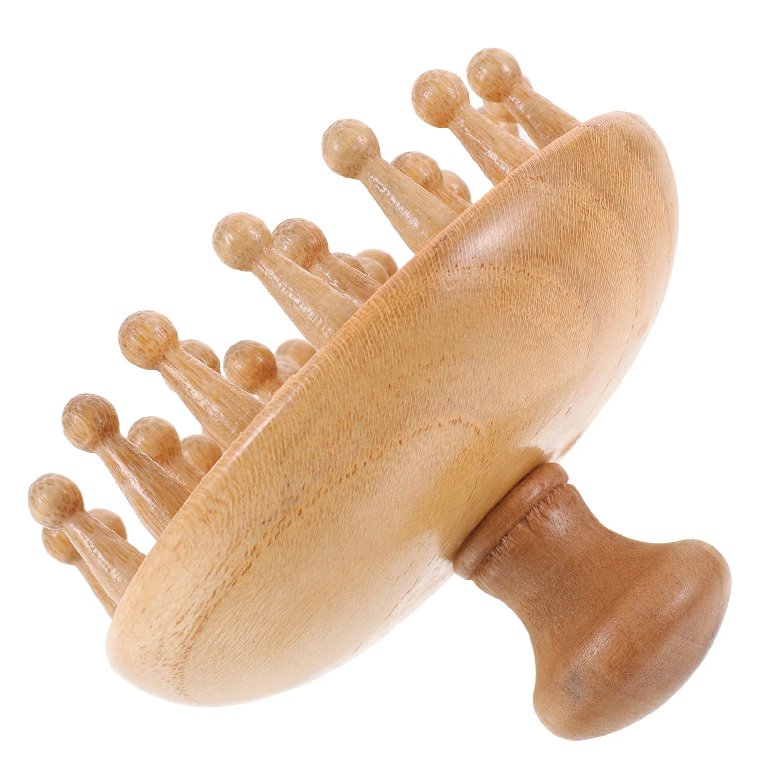

Gleavi Wooden Massage Comb Wide Tooth Hair Brush Shampoo Brush Wet Dry Hair Scalp Care Brush