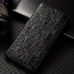 Luxury Genuine Leather Flip Wallet Case - Elegant Skin Cover in Premium Quality Leather for OnePlus Nord 2T (Black)
