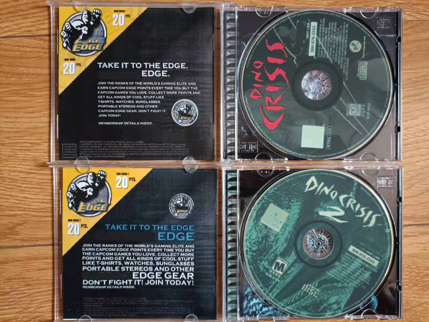 PS1 Dino Crisis Series con copia Manual, disco de juego, desbloqueo, consola Station1, controlador óptico Retro, piezas de videojuegos