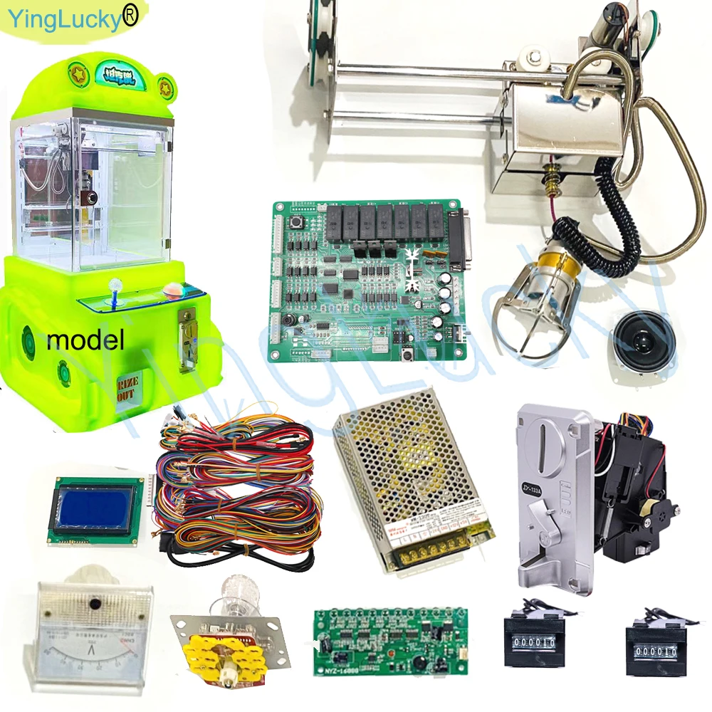 Mini Claw Crane Prize Toys Vening Machine Kit Fai Da Te Kit Gantry Gioco Arcade Flipper Parts Game Board Gantry Power