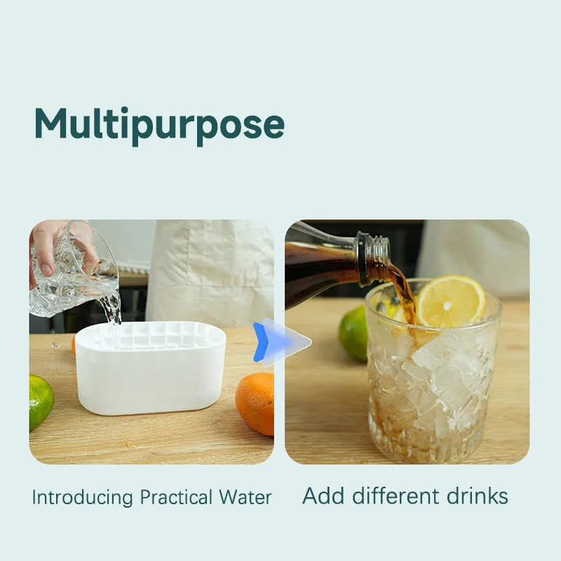 Cylinder Silicone Ice Cube Mold Quickly Freeze Silicone Ice Maker Ices Cup Creative Cylinder Ice Bucket Cup Whiskey Beer Maker