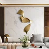 Creative Design Wall Decoration Living Room Wall Hanging Pendant Light Luxury Wrought Iron Art Hanging Decoration 3