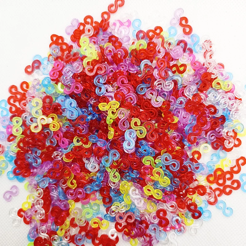 Rubber Jewelry Connectors Loom Rubber Bands Clips Plastic Bracelet Clasp Cclips Aliexpress