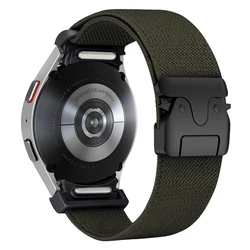 Premium Stretch Nylon Parachute Bracelet Strap - Galaxy6 classic 43mm (Army green)