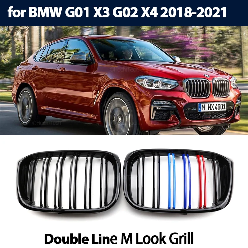 

Решетки для переднего бампера BMW G01 X3 G02 X4 2018-21, 1 пара