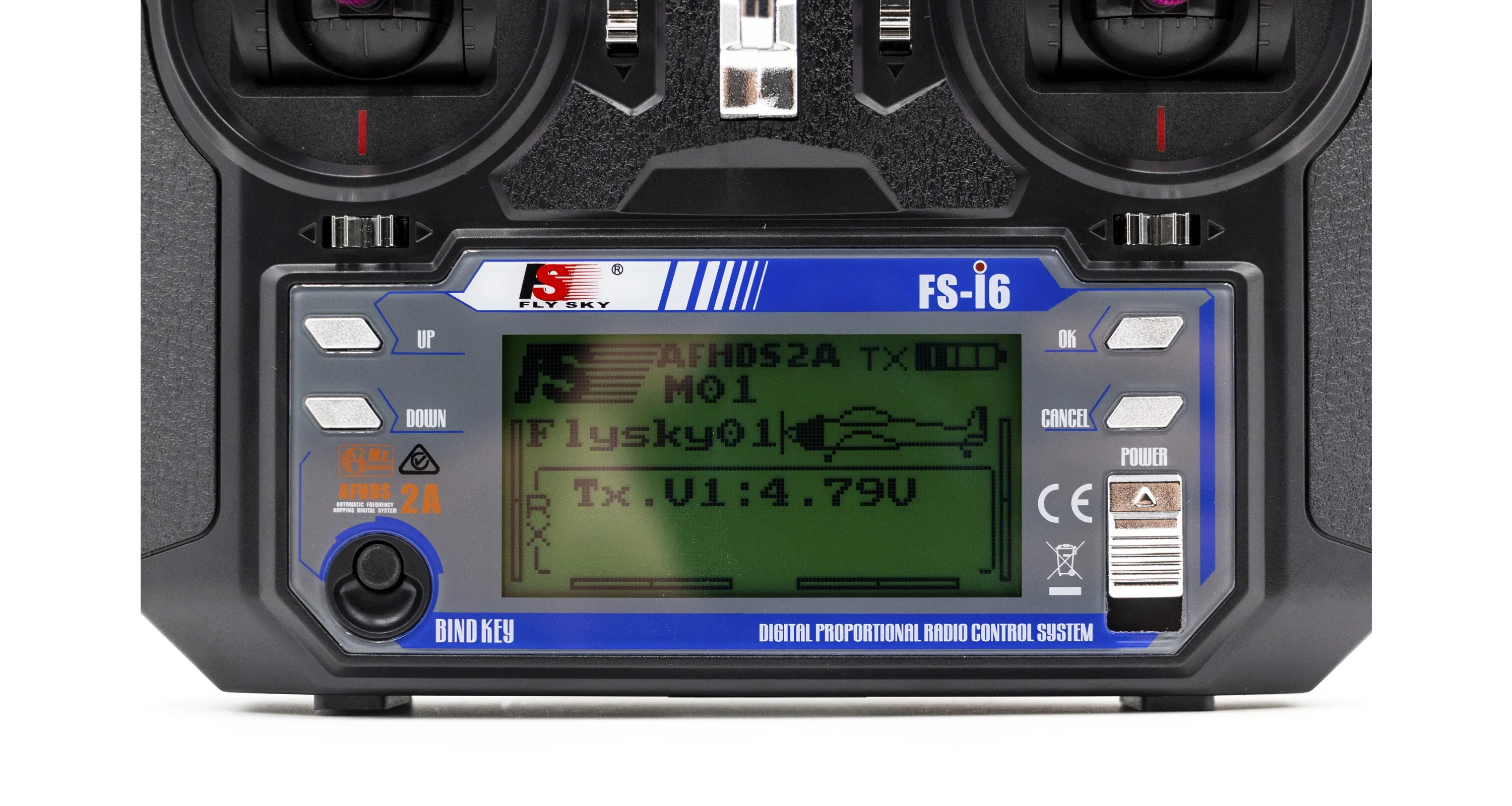 DollaTek Récepteur FS-iA6B 2.4G 6CH avec Double antenne Compatible