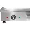 Electric Griddle | Teppanyaki Half Flat and Half Grooved Grill with Double Thermostat | No plug | Manual Control , 110V 5