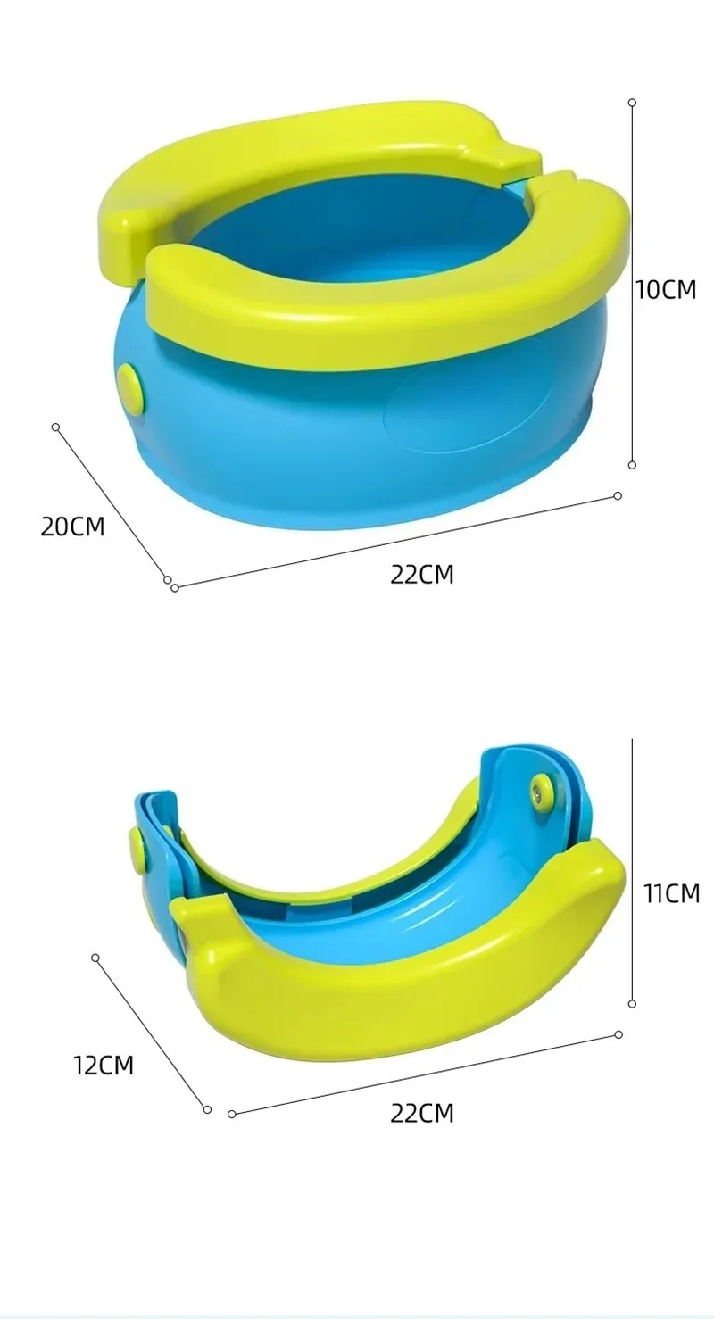 Child Potty Training Seat Folding Travel Baby Toilet Pot Squatty Potty Urinal for Children Baby Pot Child Toilet Portable Potty 3