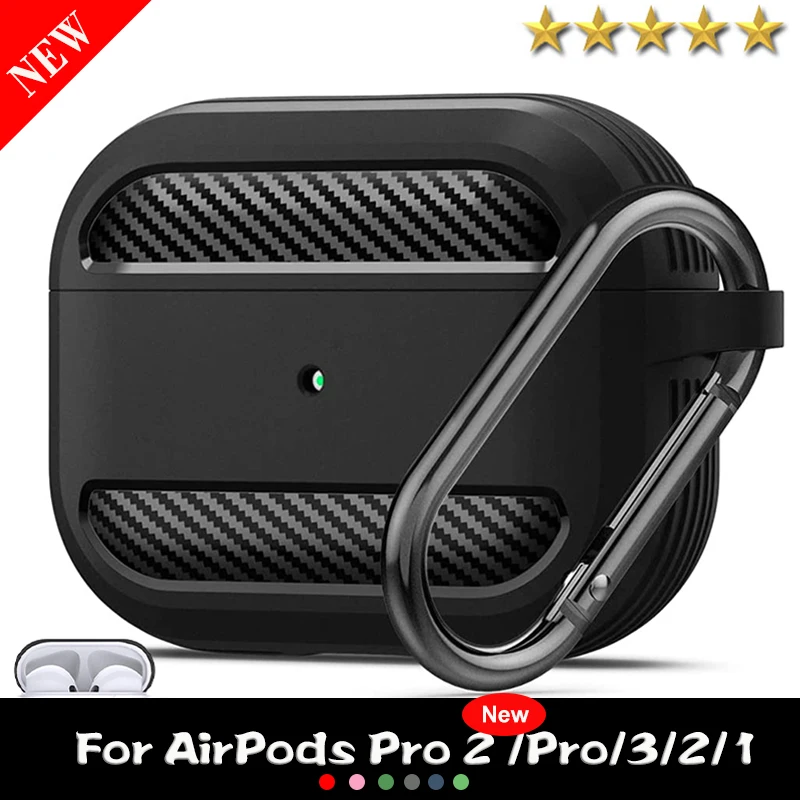 Funda Spigen Tough Armor Mag MagSafe Apple Airpods Pro 1 / 2 Negro Case -  Shop