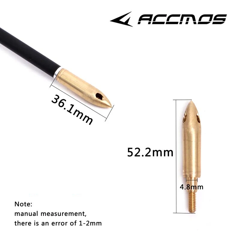 3/6/12Pcs Whistle Broadhead Arrowhead 130gn Copper Arrow Point Tips DIY Archey Hunting Shooting Accessory
