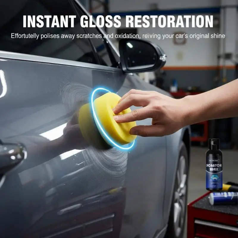 Il kit di riparazione graffi per auto viene utilizzato per riparare i graffi sulla superficie della vernice della carrozzeria e lucidare per rimuovere i graffi. - Image 3