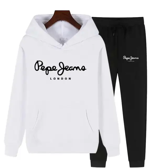 Ensemble de sport deux pièces pour femmes, sweat à capuche et pantalon, tendance automne femme 1