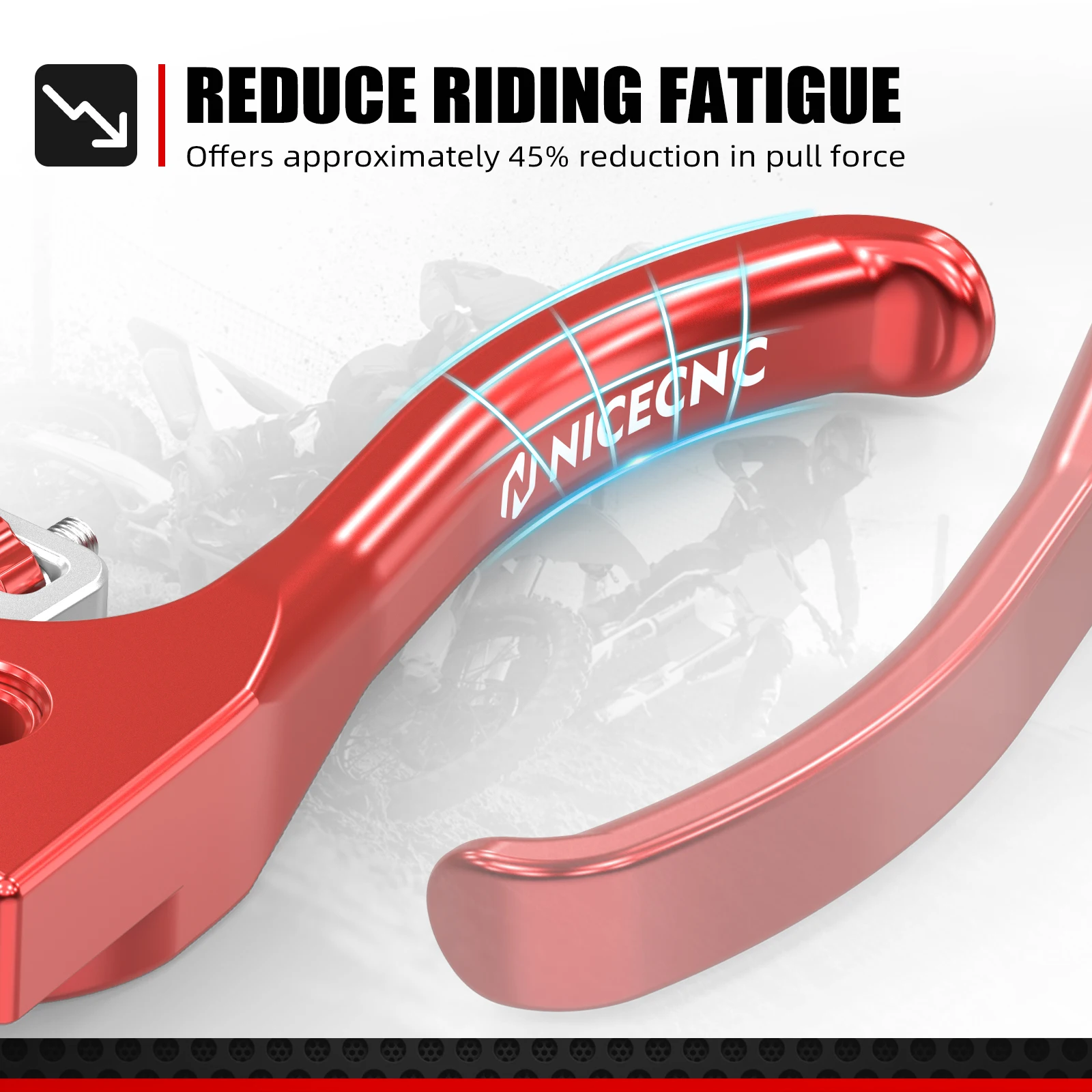 NICECNC Kurzer Kupplungshebel für Beta RR 300 RR 250 2013-2026 Xtrainer 300 2015-2026 und GasGas EX 250 MC 125 MC 250F MCF 350 – Detail 5