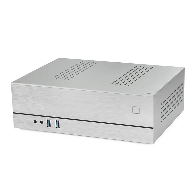 Mini ITX Aluminum Computer HTPC Chassis Aluminum Shell Mini Case Mini-ITX Desktop Horizontal Computer Case