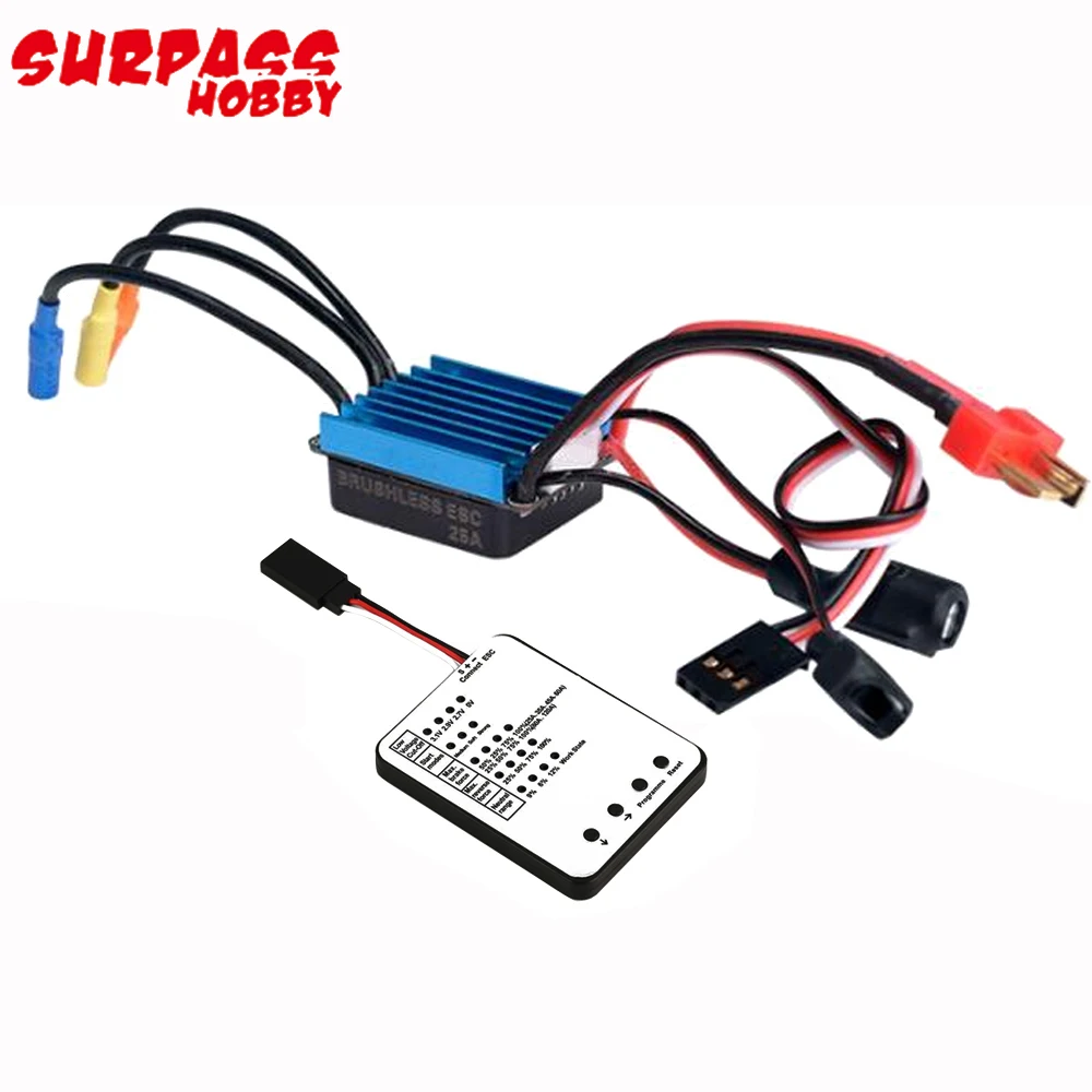 Drive motor 2430 5800KV 7200KV 2S Brushless Motor 25A 2S ESC for 1/16 1/18 RC Car On-road Toys rc speed controller