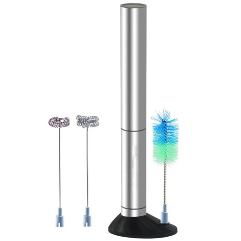 

Лучшие предложения мощный Электрический вспениватель молока стальной пружинный венчик пенообразователь с чистящей щеткой и рукавом роторный набор