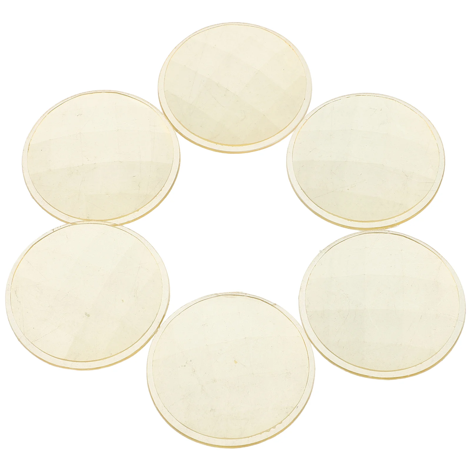 6pcs Kaleidoscope High Clarity Clear Kaleidoscope Lens Prism Toy Making Craft Supplies Kids Replacement Accessories
