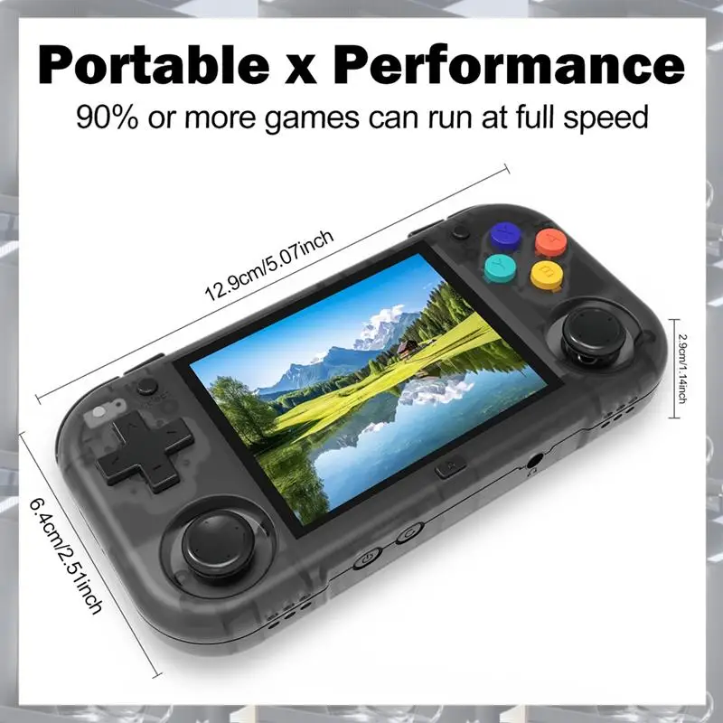 Hot Selling-XU Mini M Game Console 128GB 11700 Games 2.8 Inch IPS Linux Handheld Game Players Retro Video For Kids,XU Mini