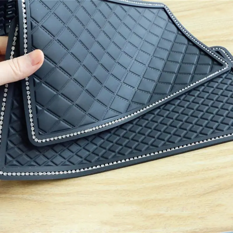 New Car Anti-slip Mat Car Dashboard Anti-slip Pads Auto Center Console Silicone Interior Dashboard Phone Storage Pads
