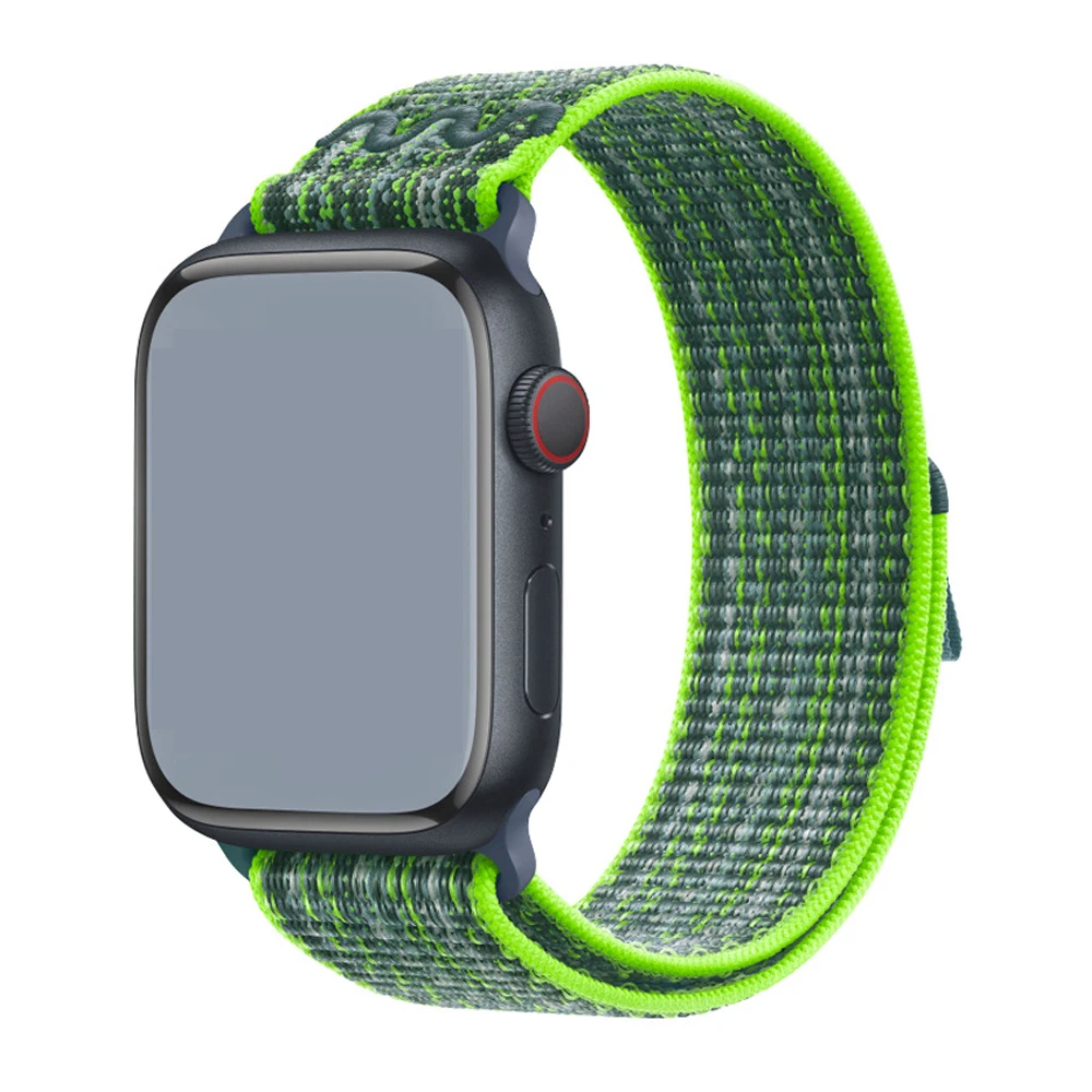 

Ремешок нейлоновый для Apple Watch Ultra 2, браслет для iWatch Series 9 8 7 6 5 4 3 Se 41 мм 40 мм 38 мм, 49 мм 45 мм 44 мм 42 мм