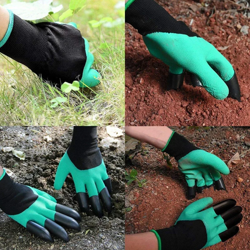 Gardening Gloves Gardening Gloves With Claws Breathable Waterproof Working Digging Planting Sting Resistant Non Slip Protective Latex Gloves