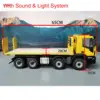1/14 8x4 8x8 Hydraulic RC Wrecker Trucks Remote Control Rescue Vehicles Sounds Lights Painted Yellow Cars Toys for Adults Boy 4