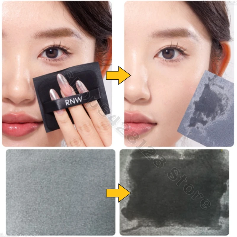 Rnw Oil-absorbing Paper Portable Facial Oil Control Refreshing Oil Removal Does Not Absorb Water Control Shrink Pores
