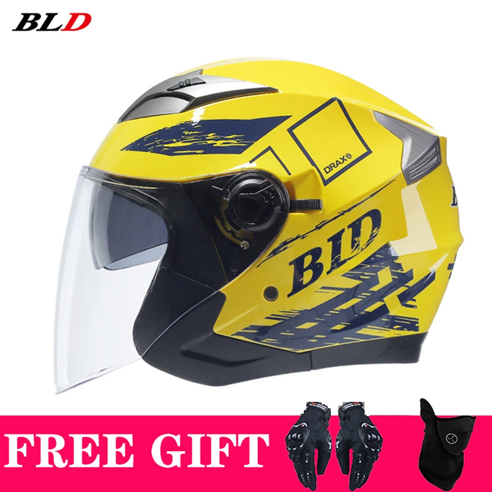 

New Motorcycle Helmet Jet Helmet Half Face Open Face Cascos Para Moto Modular Full Face Safety Scooter Casque Dot Ece Approved
