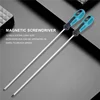 2 Packs 12 Inches Long Slotted and Phillips Screwdriver Flat Blade Screwdriver Magnetic Screwdriver with Rubber Handle 1