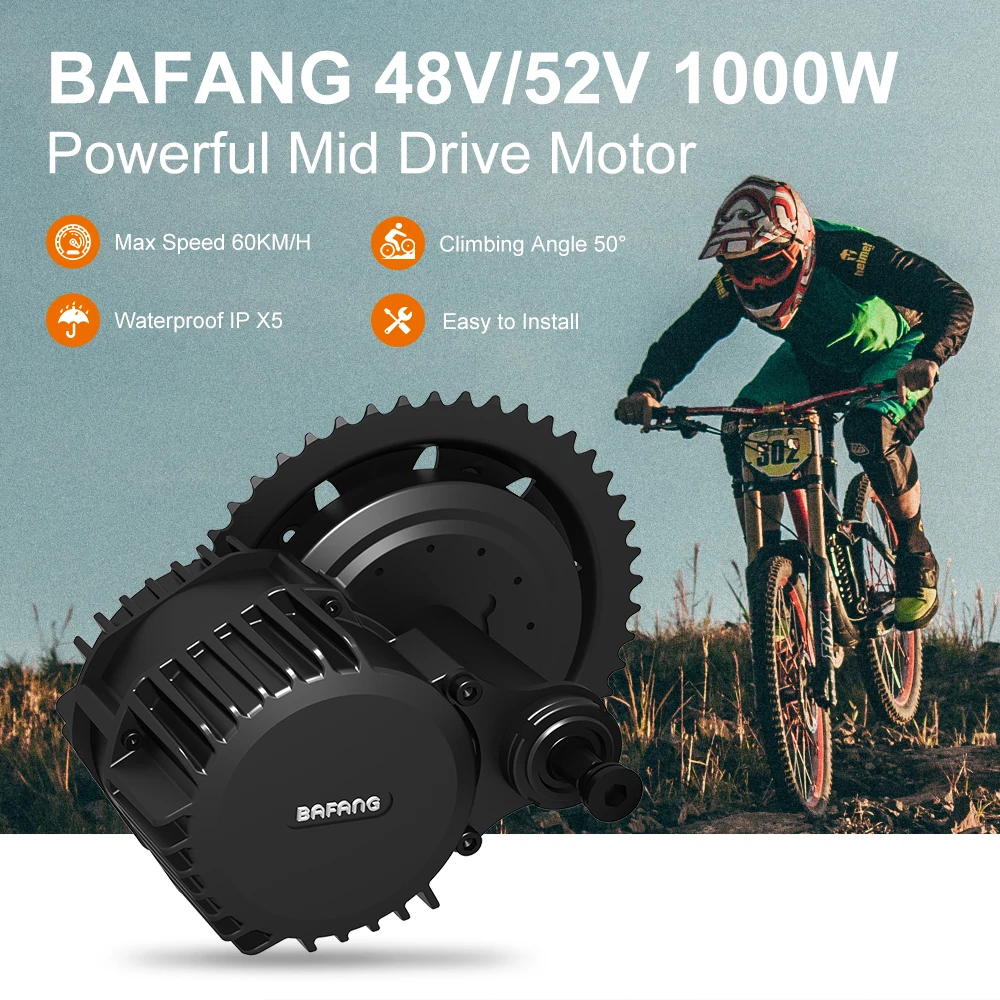 Bafang CAN 1000W BBSHD Motor Electric Bike Kits 48V 52V Mid