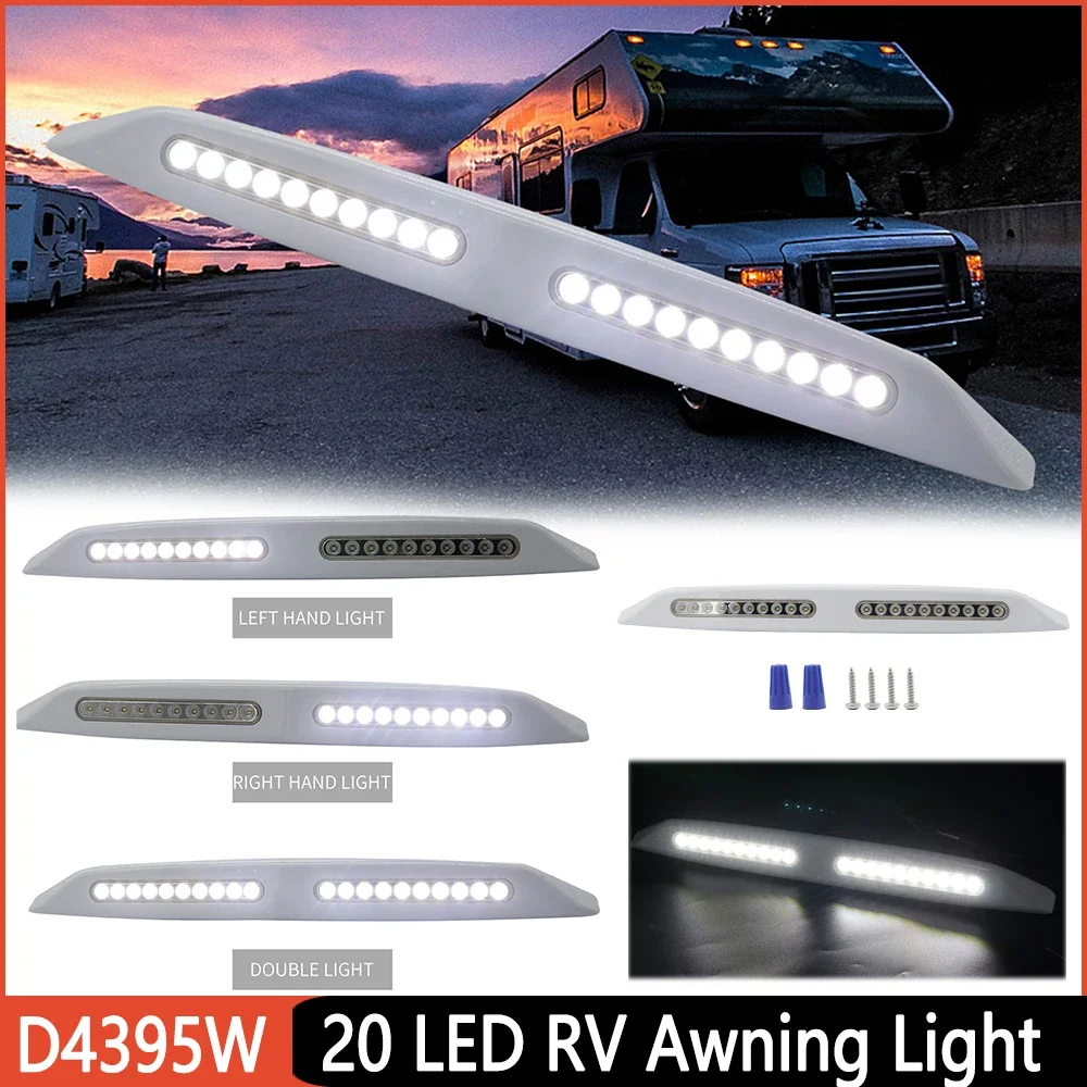 RV 캠핑카 트레일러 차양 조명, 해양 캐러밴 외부 캠핑 램프, 방사선 없음, 고온 및 저온 저항, 12V, 20 LED Best5 RV 캠핑카 트레일러 차양 조명, 해양 캐러밴 외부 캠핑 램프, 방사선 없음, 고온 및 저온 저항, 12V, 20 LED Best5