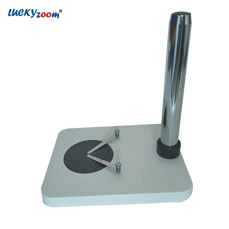 

Black/White Metal Microscope Base Platform Stand 32mm Pillar Portable Silver Binocular Trinocular Microscopio Square Bracket