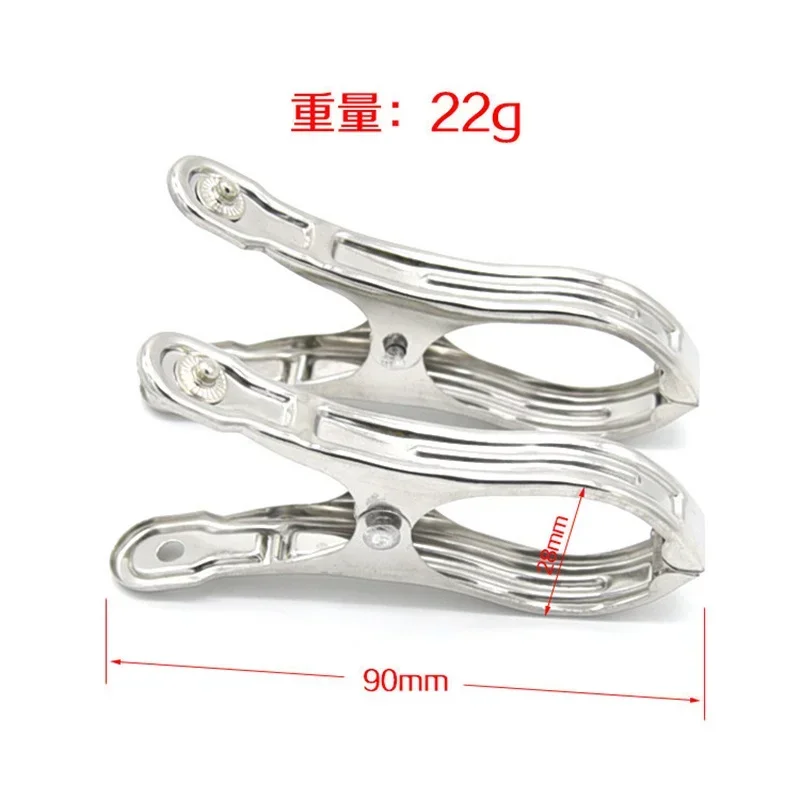 Electric Shock Nipple Clamps Breast Clitoris Labia Clips Vagina Stimulator Accessory Sex Toy For Women Sex Products Body Massage