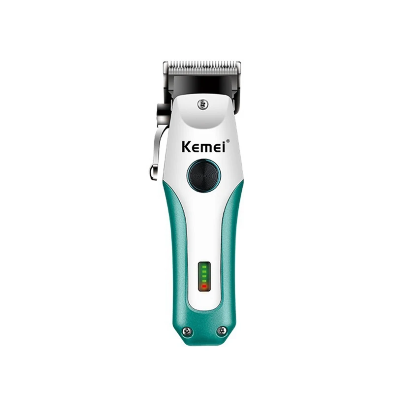 

Электрическая машинка для стрижки волос Kemei, беспроводной триммер для мужчин, профессиональная перезаряжаемая машинка для стрижки волос, 1 комплект