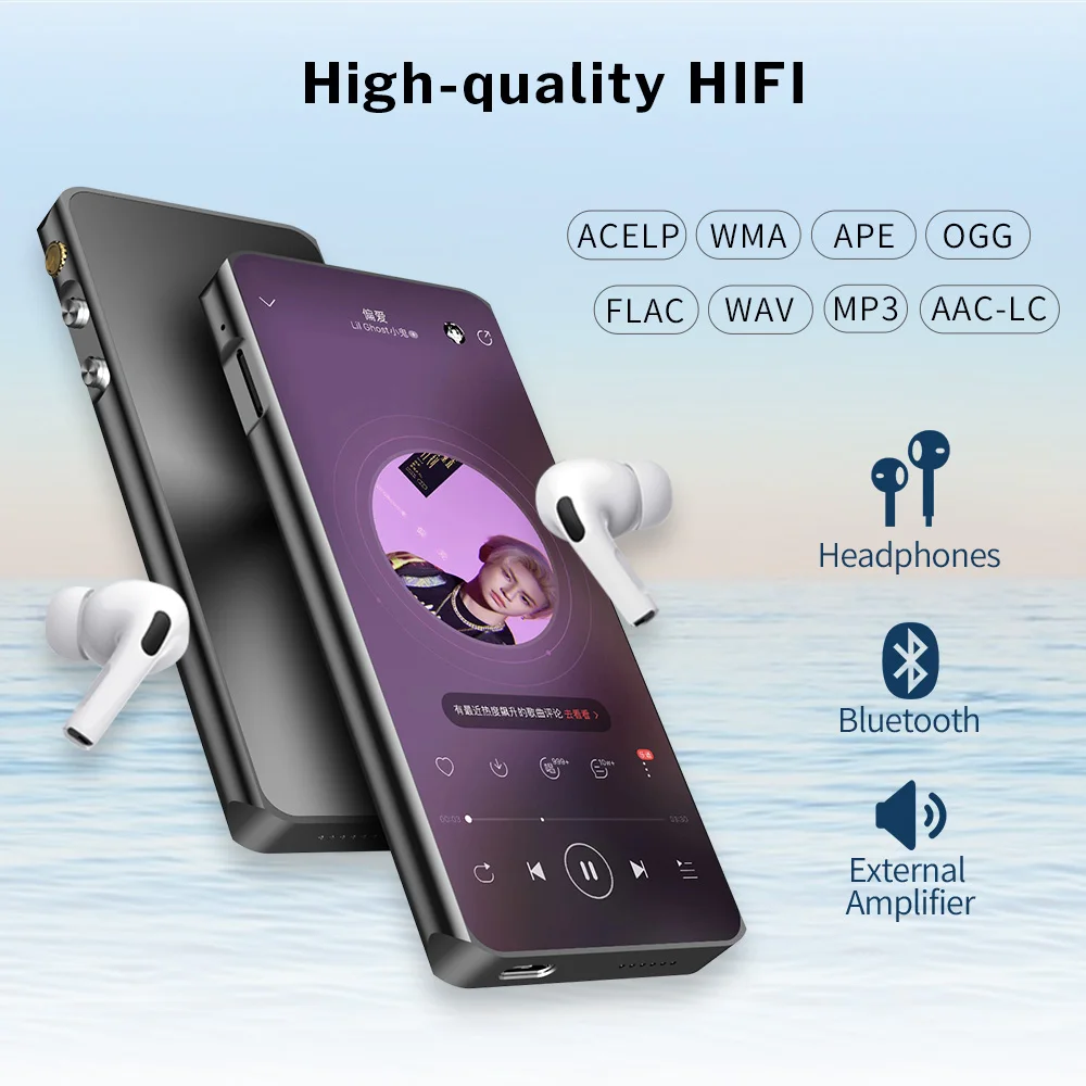 Deelife WIFI MP4 Player Touch Bluetooth Android MP3 Music Play MP 4 mp4 player music player mini media player
