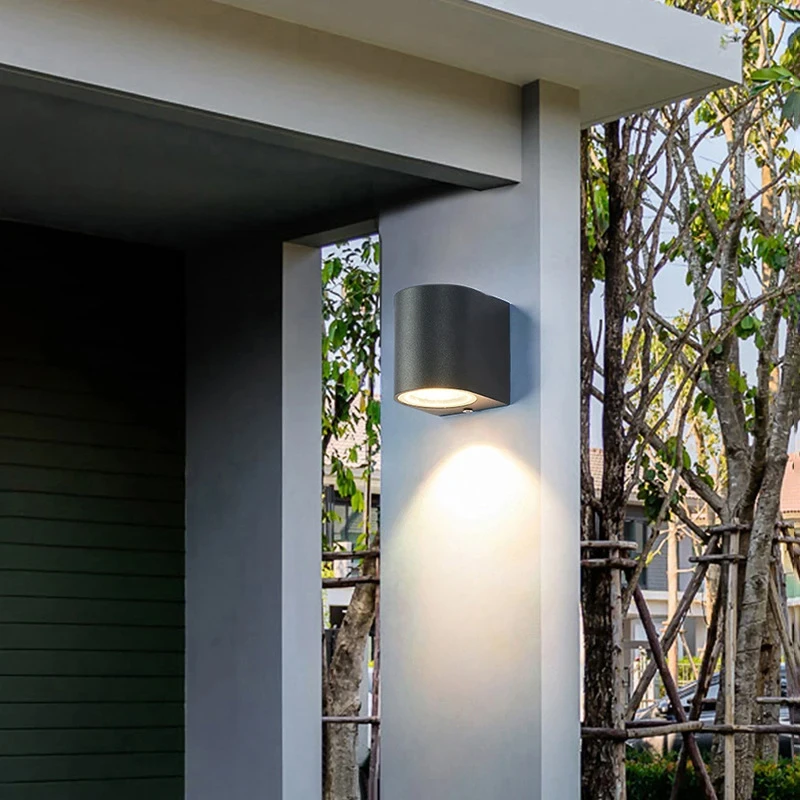 5W Outdoor IP65 LED Wall Lamps Modern Waterproof LED Sconce Porch Garden Aisle Exterior Wall Mount Lighting Fixture110/220V