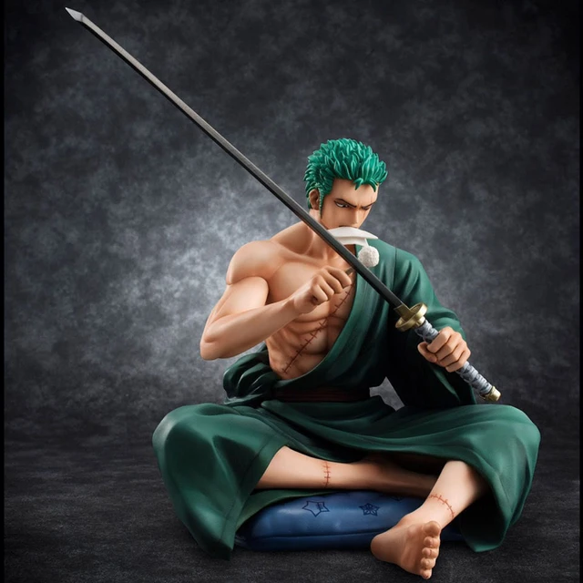 Figurine One piece - Roronoa Zoro Veuilleuse LED 8 couleurs