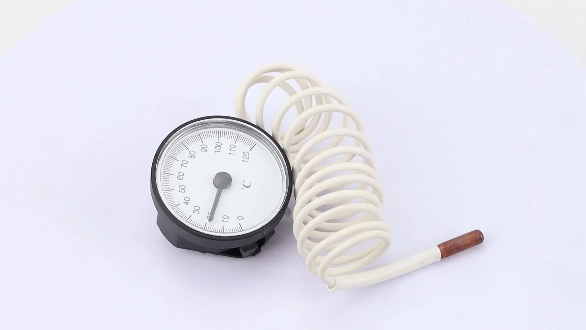 Thermomètre Analogique De Cuisine 0°C à 120°C Avec Support - Pour Barbecue, Fumoir, Gril - Installation Facile, Sonde à Visser