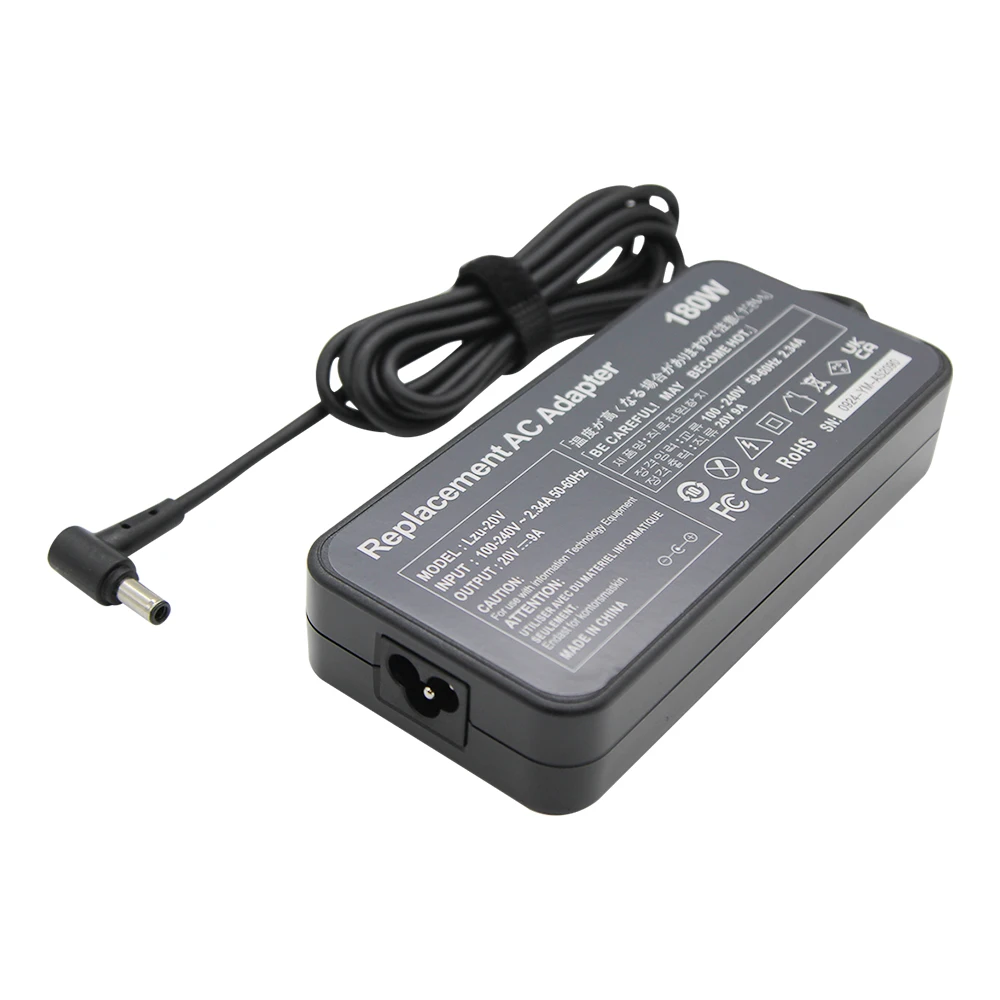 20V 9A 180W 6.0*3.7MM 충전기 ADP-280BB B 노트북 어댑터 (ASUS PG35V ROG GX551QS GX551QR GX703HS GX703HR GX703HM G732LWS 호환)