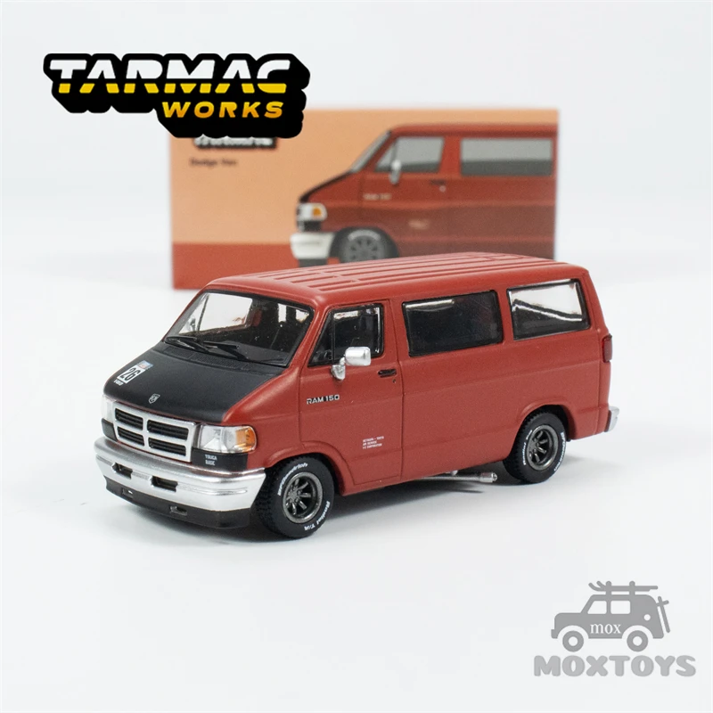 

Tarmac работает 1:64 Dodge Van Red #26 литая модель автомобиля