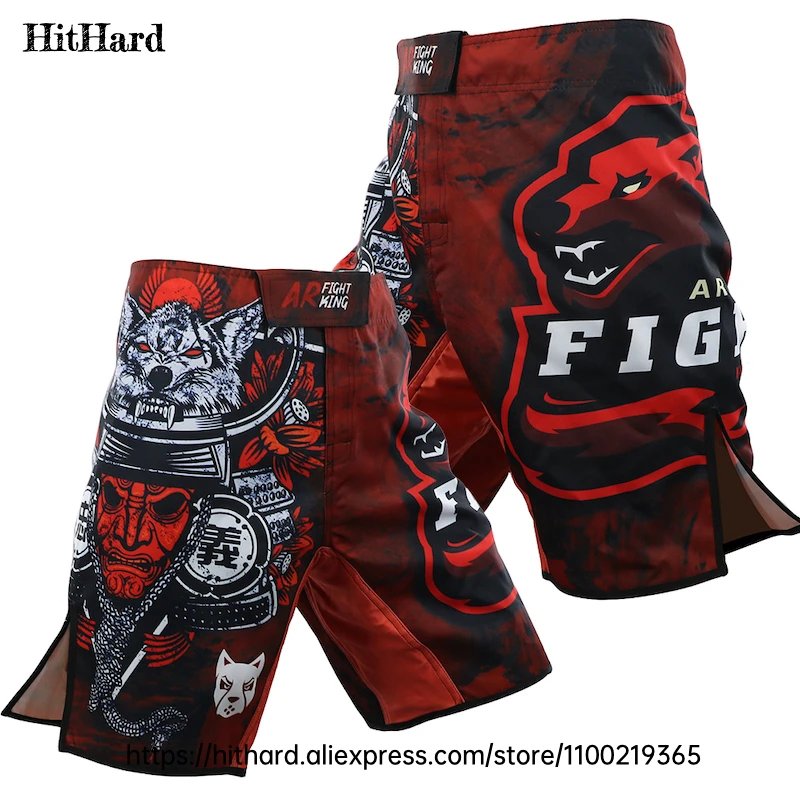 타이거 MMA 반바지 BJJ 크로스핏 레슬링 그래플링 반바지 주짓수 무술 전투복 남녀 킥복싱 복싱 팬츠