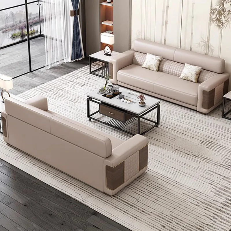 Sleeper Office Sofas Chaise Lounge Accent Individual Luxury Nordic Leather Office Sofas Sectional Bureau Meuble Furniture