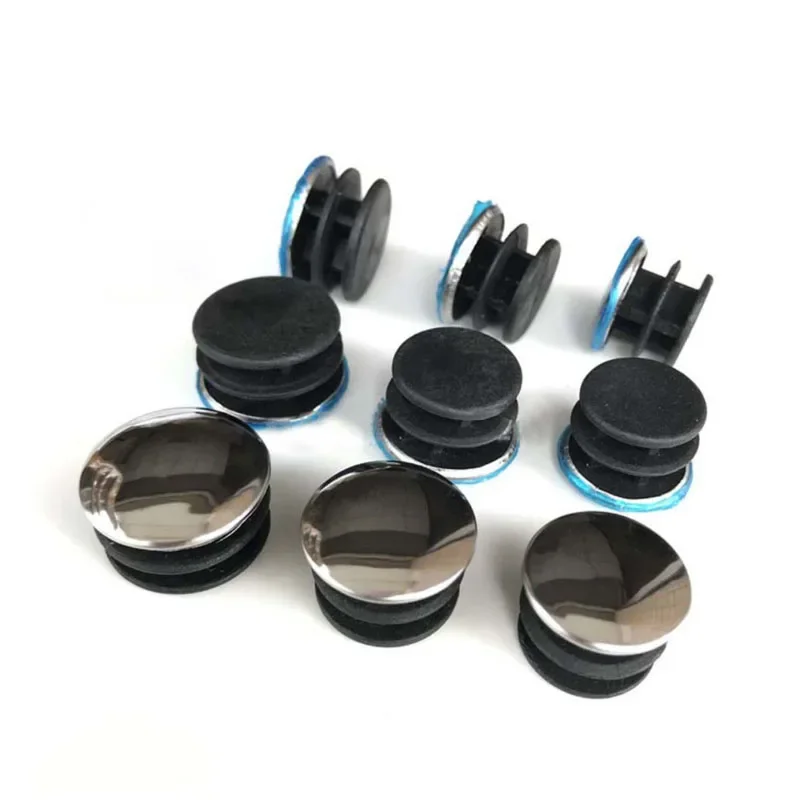 Silicone Rubber Plugs Pipe End Cap Rubber Caps Silicone Rubber Caps Floor Protector Caps Round Stainless Steel Tube End Cap Cover Furniture Leg Pipe Plug Mirror Plastic Iron Sheet Floor Protector Dia 16-60mm