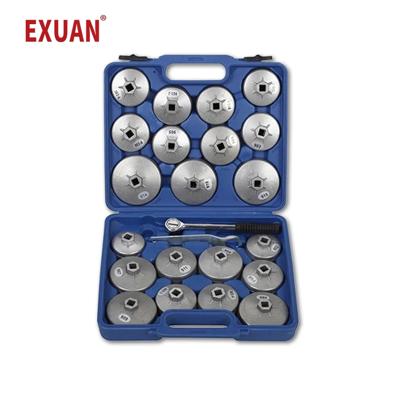 

Automobile bowl type oil filter wrench removal tool 23-piece set cap type oil filter wrench auto parts auto repair wrench